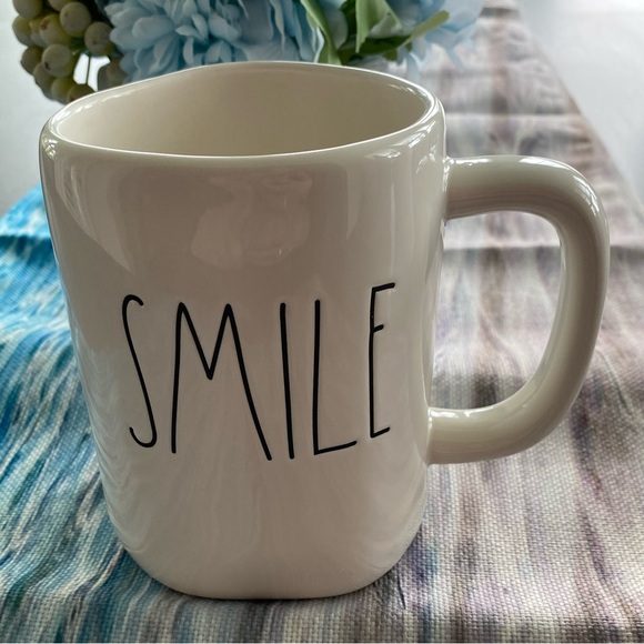 Rae Dunn Other - SMILE Rae Dunn Artisan Collection by Magenta Coffee Mug Hot Chocolate Mug Teacup